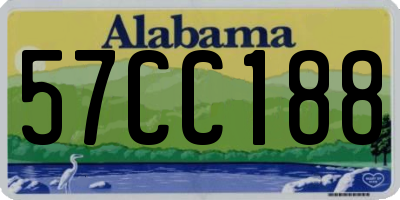 AL license plate 57CC188
