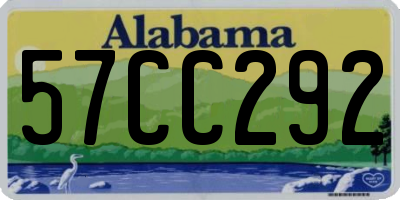 AL license plate 57CC292