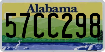 AL license plate 57CC298