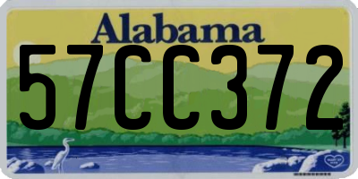 AL license plate 57CC372