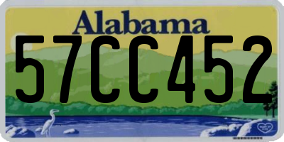 AL license plate 57CC452