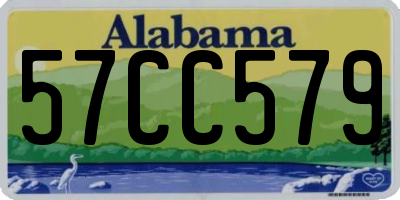 AL license plate 57CC579