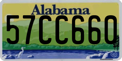 AL license plate 57CC660