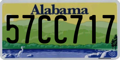 AL license plate 57CC717