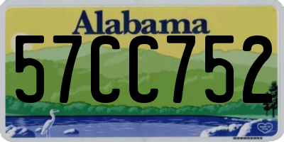 AL license plate 57CC752