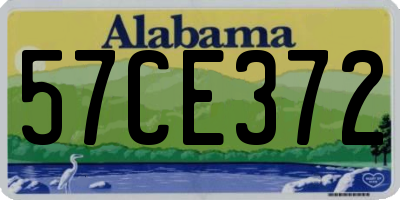 AL license plate 57CE372