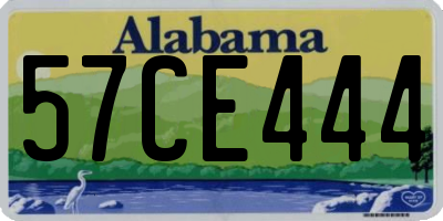 AL license plate 57CE444