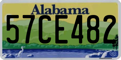 AL license plate 57CE482