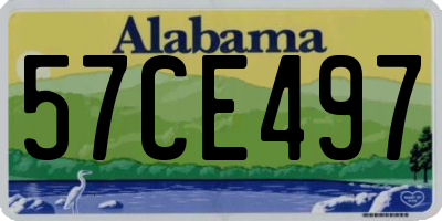 AL license plate 57CE497
