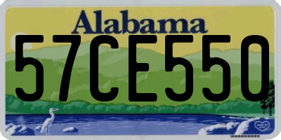 AL license plate 57CE550