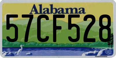 AL license plate 57CF528