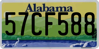 AL license plate 57CF588