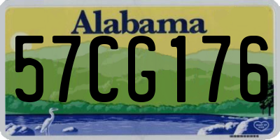 AL license plate 57CG176