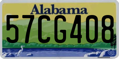 AL license plate 57CG408