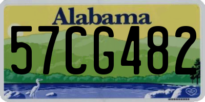 AL license plate 57CG482