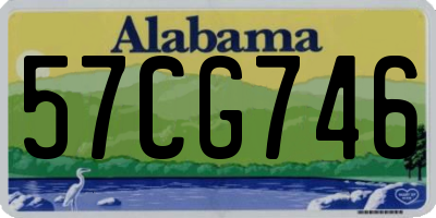 AL license plate 57CG746