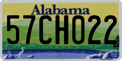 AL license plate 57CH022