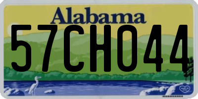 AL license plate 57CH044
