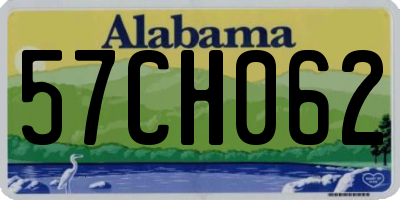AL license plate 57CH062