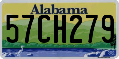 AL license plate 57CH279
