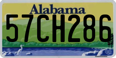 AL license plate 57CH286