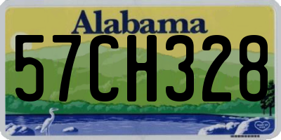 AL license plate 57CH328