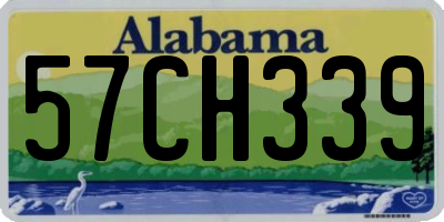 AL license plate 57CH339