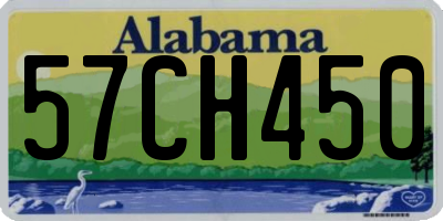 AL license plate 57CH450