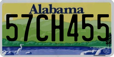 AL license plate 57CH455