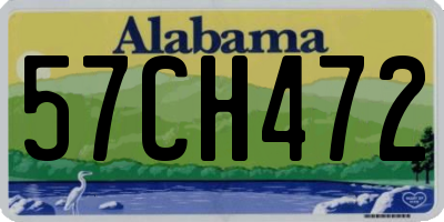 AL license plate 57CH472