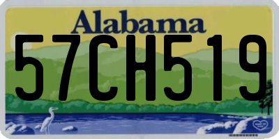 AL license plate 57CH519