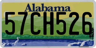 AL license plate 57CH526