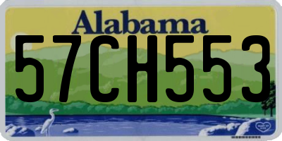 AL license plate 57CH553