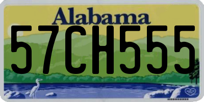 AL license plate 57CH555