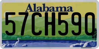 AL license plate 57CH590