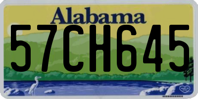 AL license plate 57CH645