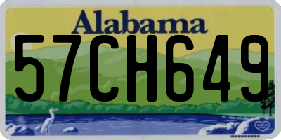 AL license plate 57CH649