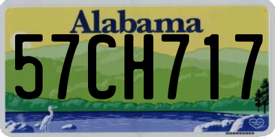 AL license plate 57CH717