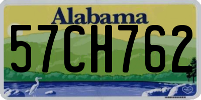 AL license plate 57CH762