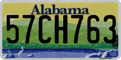 AL license plate 57CH763