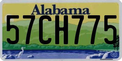 AL license plate 57CH775