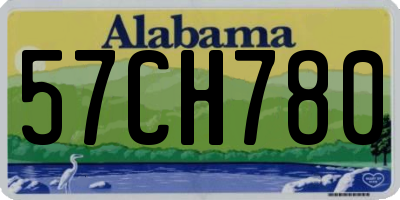 AL license plate 57CH780