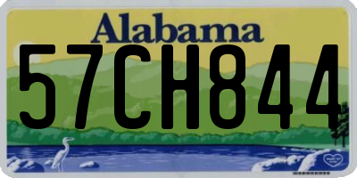AL license plate 57CH844