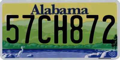 AL license plate 57CH872