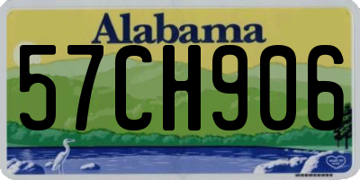 AL license plate 57CH906