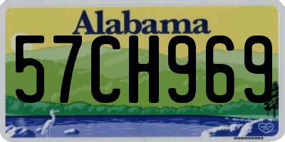 AL license plate 57CH969