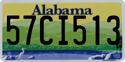AL license plate 57CI513