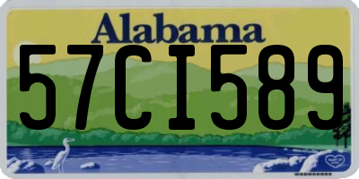 AL license plate 57CI589