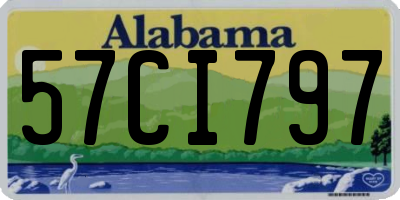 AL license plate 57CI797