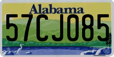 AL license plate 57CJ085